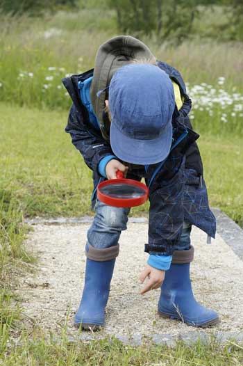 Child Exploring