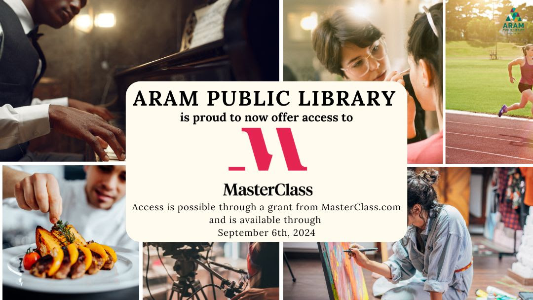 Aram Public Library MasterClass