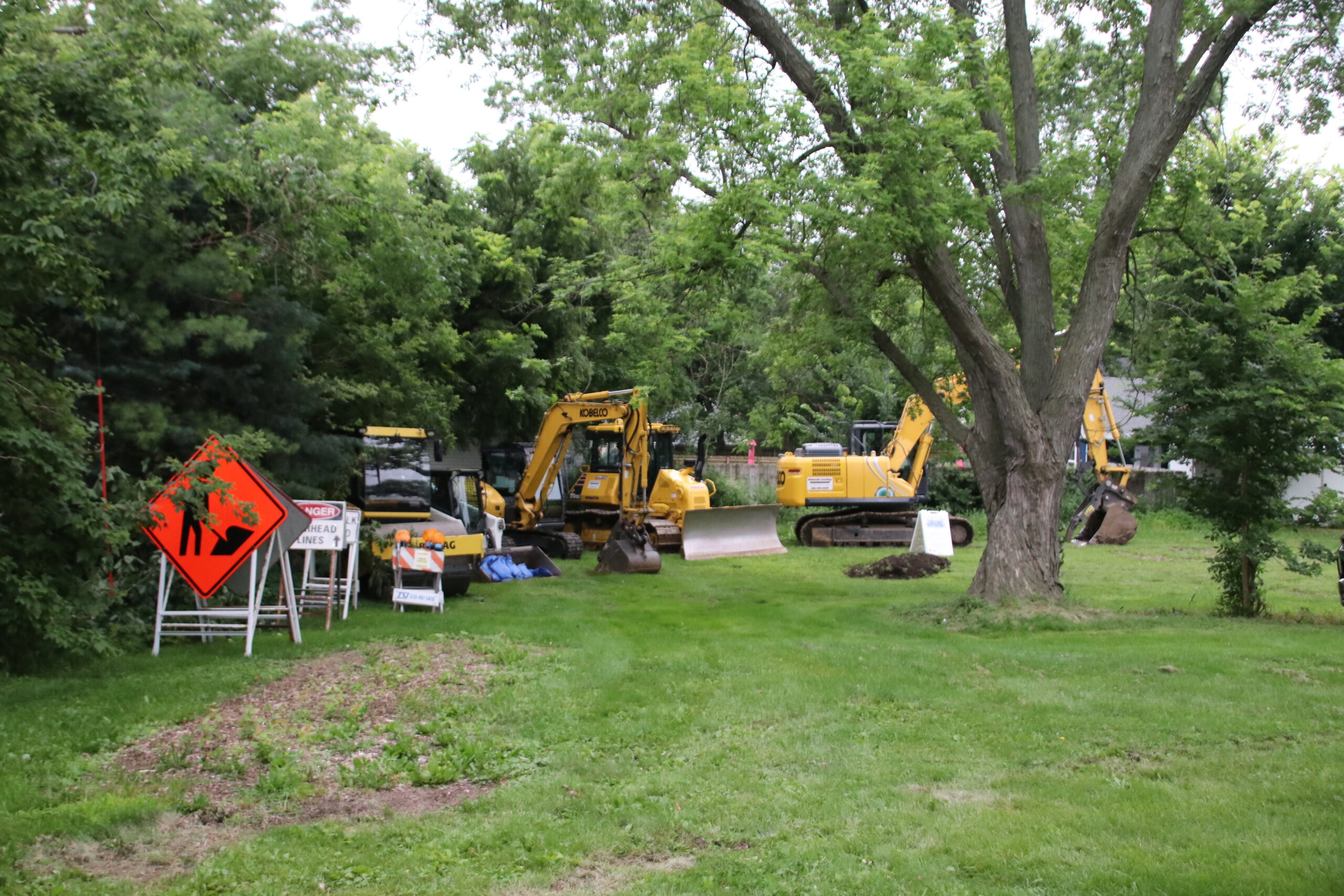 Groundbreaking site.