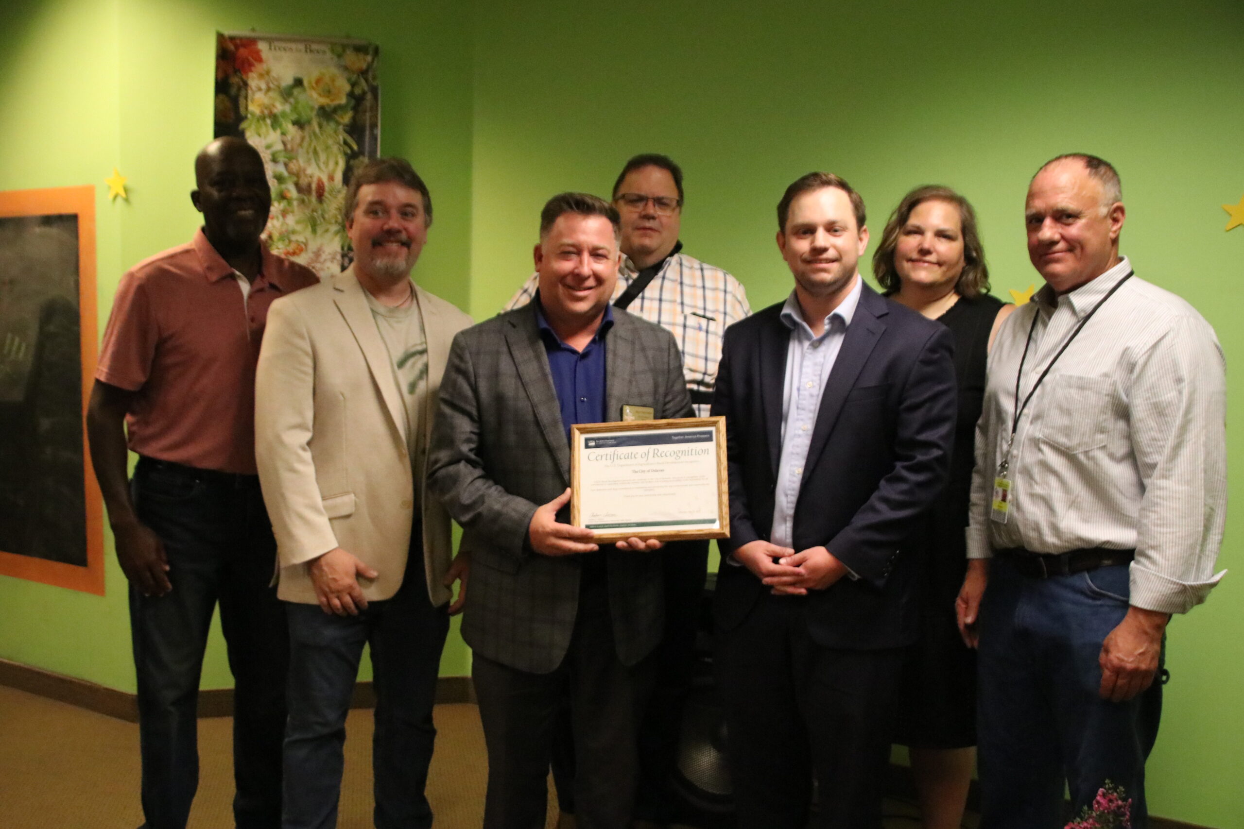 Delavan Common Council, Mayor and USDA Rural Development Wisconsin Director