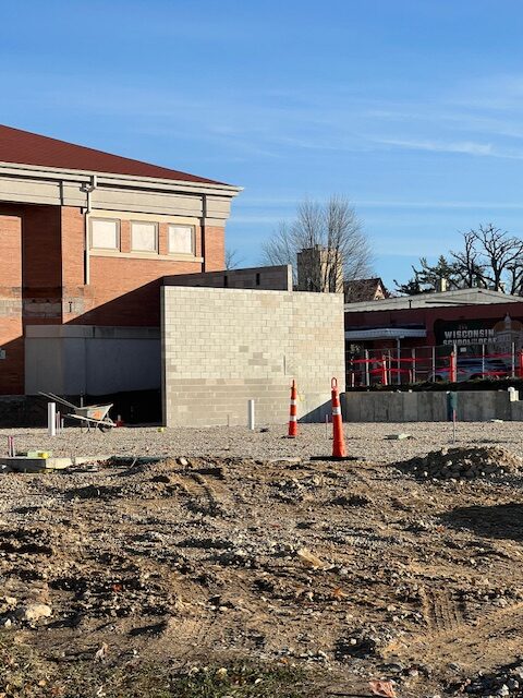 exterior mechanical room wall